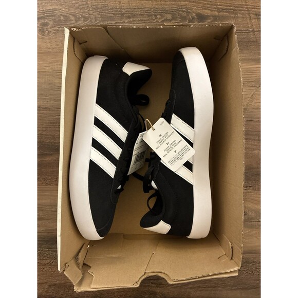 Adidas VL Court 3.0 Shoes Skateboard Black White Low Top Men Size 8 ID6278 main image 8